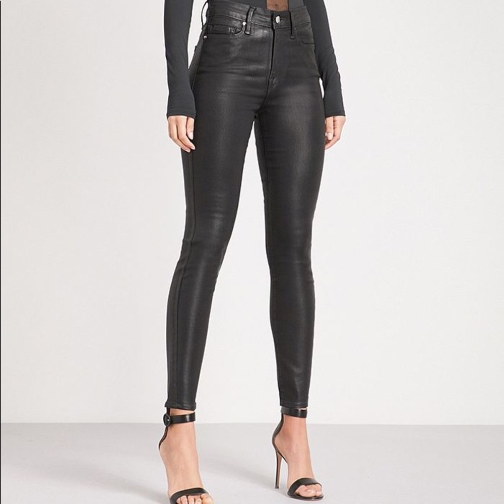 Calvin Klein Leather Looking Jeans